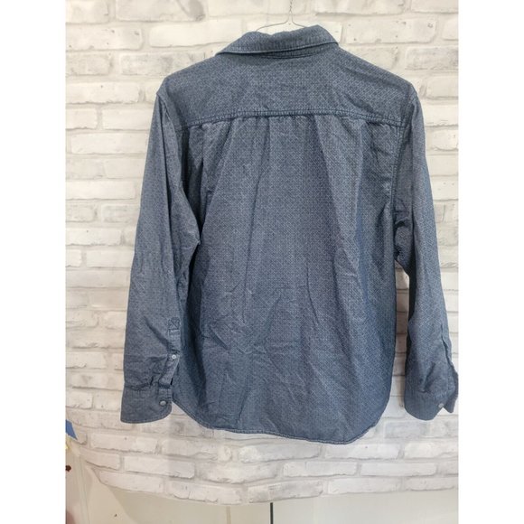 Tommy Bahama Men Size Large‎ Button Up Long Sleeve Blue Soft Casual Shirt Cotton - Picture 7 of 7